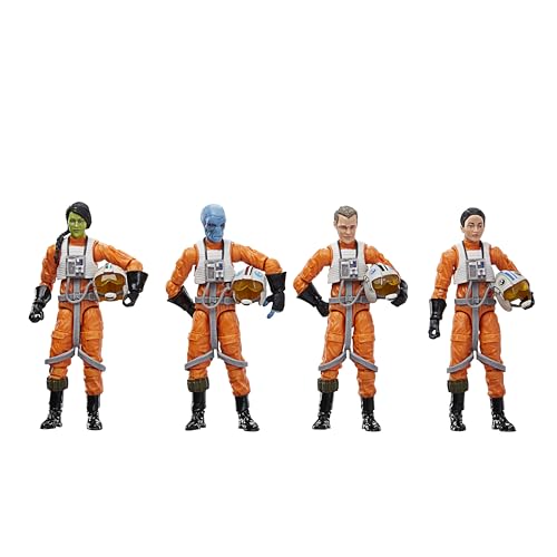 STAR WARS The Vintage Collection X-Wing Pilot Ahsoka 9,5 cm Actionfiguren zum Sammeln, 4 Stück von Star Wars