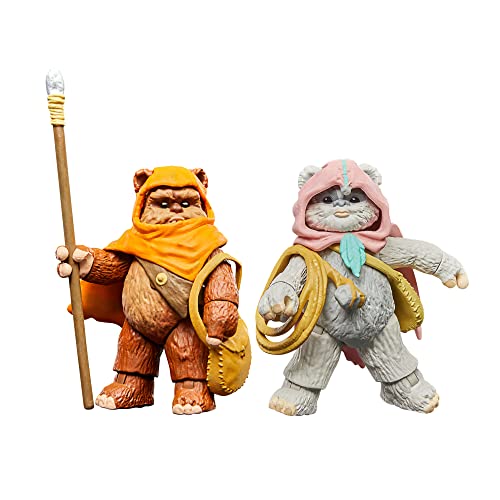 Star Wars The Vintage Collection Wicket W. Warrick & Kneesaa, Star Wars: Ewoks Action-Sammelfiguren (9,5 cm), 2er-Pack von Hasbro