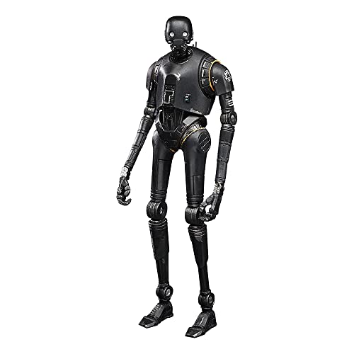 Star Wars Hasbro The Black Series K-2SO 15 cm große Rogue One: A Story Droide Action-Figur zum Sammeln, Spielzeug für Kinder ab 4 Jahren, F2891, Multi, One Size von Star Wars