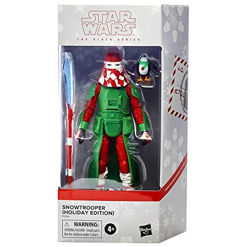 Star Wars Black Series Walmart Limited Actionfigur, 15,2 cm, Holiday Edition, Snowtrooper/Star Wars 2020, The Black Series Walmart Exclusive, 15,2 cm Actionfigur, HOLIDAY EDITION SNOWTROOPER Movie von Star Wars