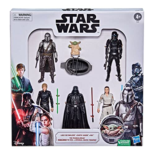 Star Wars Darth Actionfiguren-Set für Kinder ab 4 Jahren, 15,2 cm, 6 Stück von Star Wars