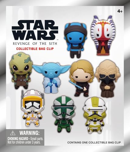 Star Wars Ep. III, Revenge of The Sith 3D Foam Bag Clip - Monogram Int. Collectible Bag Clip - Blind Bag Star Wars Ep. III, Revenge of The Sith 3D Foam Bag Clip - Monogram Int. Collectible Bag Clip - Blind Bag von Star Wars