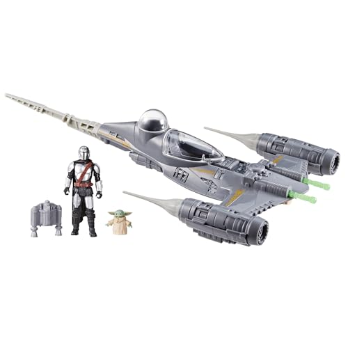 Star Wars Epic Hero Series N-1 Sternenjäger des Mandalorianers, große Action-Figuren und spannende Accessoires für spannende Manöver, aufregendes Geschenk von Star Wars