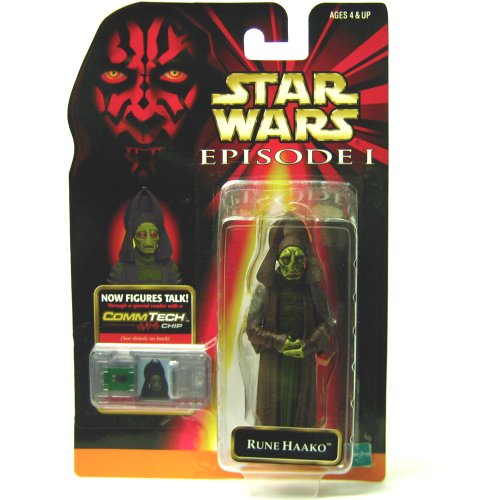 Star Wars Episode 1 - Action Figur 84091 - Rune Haako (inkl. CommTech Chip) von Star Wars