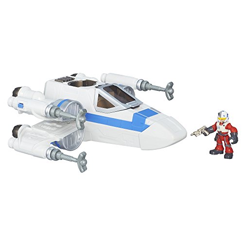 Star Wars Galactic Heroes Po Damerons X-Wing und Po Dameron Actionfigur von Star Wars