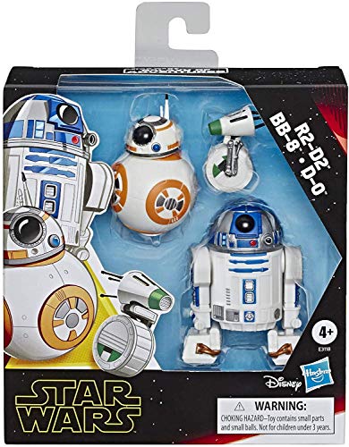 Star Wars Galaxy of Adventures R2-D2, BB-8, D-O Action-Figur, 12,5 cm großes Droiden 3er-Pack, Figuren für Kids ab 4 Jahren von Star Wars