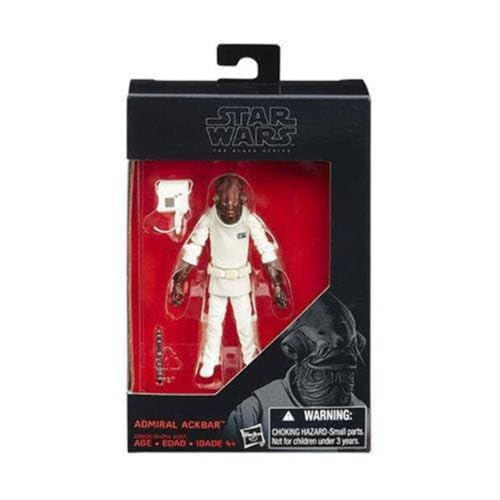 Star Wars Hasbro – C0658 The Black Series – Admiral Ackbar – 10cm Action Figur, Sehr detailliert und mit beweglichen Gelenken von Star Wars