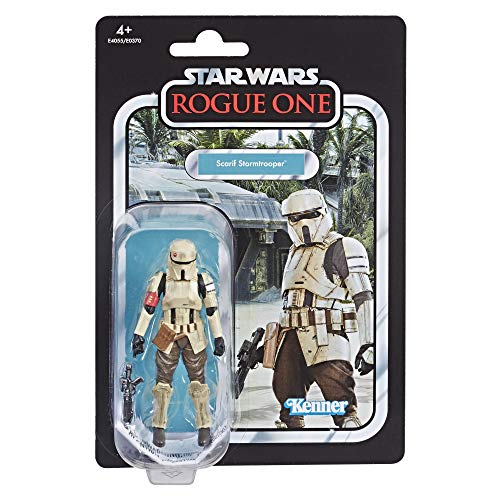 Star Wars Hasbro E4055ES1 E4055ES0 Rogue One Scarif Stormtrooper, Actionfigur mit vielen Details und Artikulationspunkten aus der Vintage Collection, Mehrfarbig von Star Wars