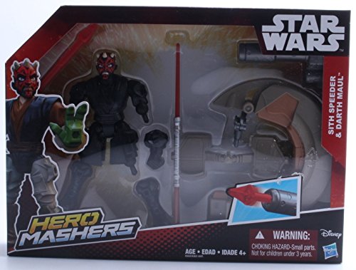 Star Wars Hero Mashers Sith Speeder and Darth Maul von Star Wars