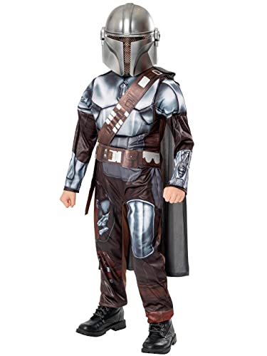 Star Wars Jongen Kostüm Kleid Mandalorian Mehrfarbig 128 von Star Wars