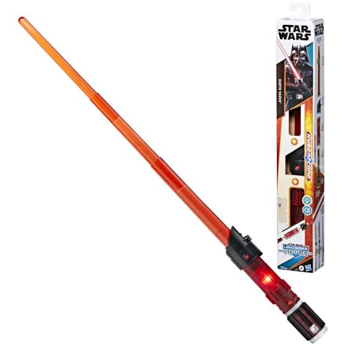 Star Wars Lightsaber Forge Kyber Core Darth Vader, Lichtschwert mit Leuchteffekten im Inneren und Sounds, perfekt als Teil eines Superhelden-Kostüms für Kinder ab 4 Jahren von Star Wars