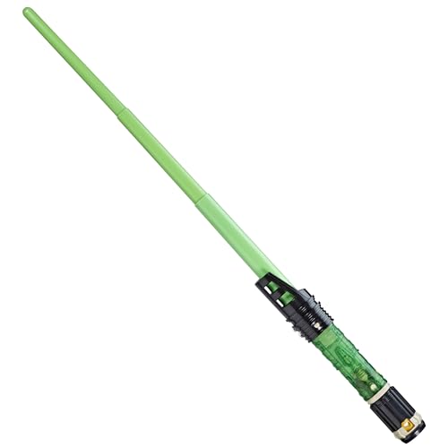 Star Wars Lightsaber Forge Kyber Core Luke Skywalker, Lichtschwert mit Leuchteffekten im Inneren und Sounds, perfekt als Teil eines Superhelden-Kostüms für Kinder ab 4 Jahren von Star Wars