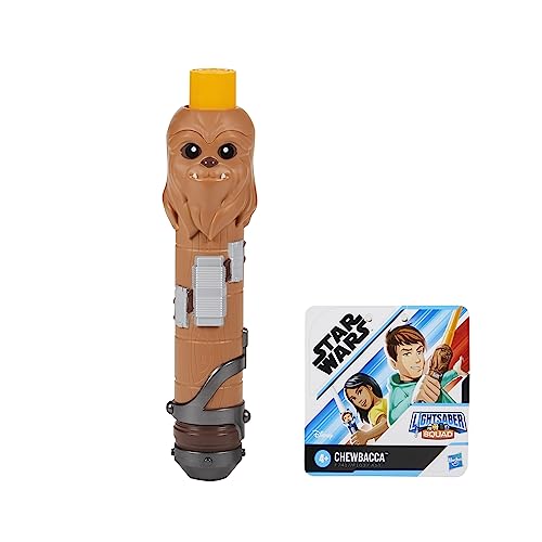 Star Wars Lightsaber Squad Chewbacca, ausfahrbares gelbes Lichtschwert, Spielzeug für Kinder von Star Wars