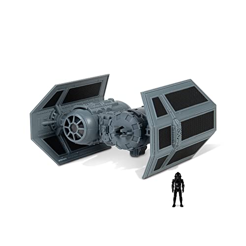 Star Wars Micro Galaxy Squadron SWJ0090 - TIE Bomber mit Pilot, 12,5cm Fahrzeug mit Figur von Star Wars