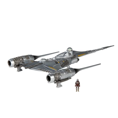 Star Wars Micro Galaxy Squadron SWJ0091 - Mandalorian's N-1 Starfighter, 12,5cm Fahrzeug mit Figur von Star Wars