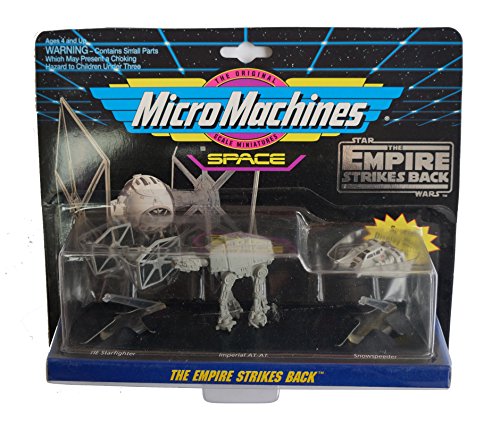 Star Wars Micro Machines Empire Strikes Back with Tie Starfighter, Imperial AT-AT & Snowspeeder Vehicle von Star Wars