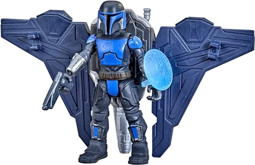 Star Wars Mission Fleet – F1563 – Figur mit Gelenken, 6 cm + Fahrzeug – Mandalorian Trooper von Star Wars