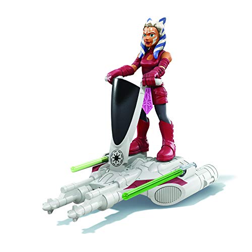 Star Wars Mission Fleet Gear Class Ahsoka Tano Aquatic Attack 6,3 cm große Figur und Fahrzeug, Spielzeug für Kinder ab 4 Jahren von Star Wars