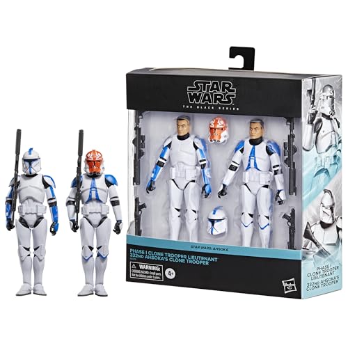 Star Wars PRE-Order Black Series Actionfigur, 15,2 cm, 2er-Pack – Clone Trooper Lieutenant & 332nd Clone Trooper von Star Wars