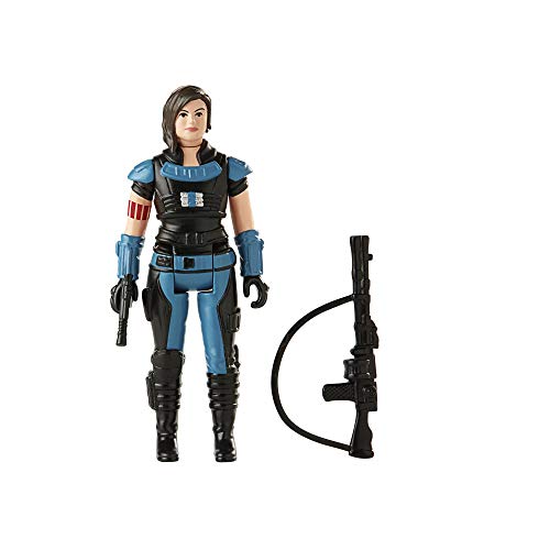 Star Wars Retro Collection Cara Dune Spielzeug 9,5 cm große The Mandalorian Action-Figur mit Accessoires, Spielzeug für Kids ab 4 Jahren von Star Wars