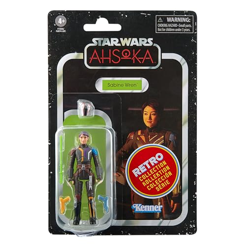 Star Wars Retro-Kollektion Sabine Wren, Action-Figur (9,5 cm) zu Star Wars: Ahsoka von Star Wars