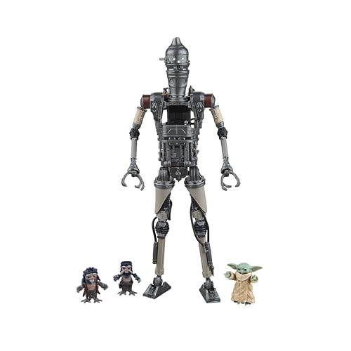 Star Wars The Black Series IG-12 & Grogu, Star Wars: The Mandalorian Deluxe Action-Sammelfiguren 2er-Pack, Skala 15 cm von Star Wars