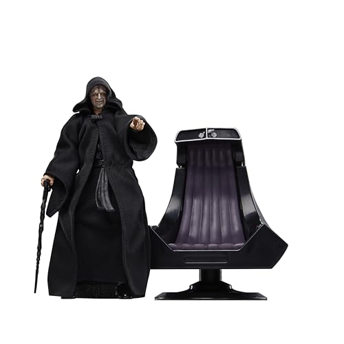 Star Wars The Black Series Imperator Palpatine & Thron Rückkehr der Jedi-Ritter Action-Figur zum Sammeln, Skala 15 cm von Star Wars