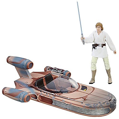 Star Wars The Black Series Luke Skywalker Landspeeder & Figur von Star Wars