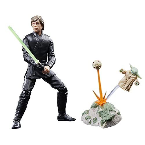 Star Wars The Black Series Luke Skywalker & Grogu, 15 cm große Action-Figur zu Star Wars: Das Buch von Boba Fett von Star Wars