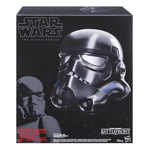 Star Wars The Black Series Shadow Trooper elektronischer Premium Helm, Rollenspielartikel Battlefront von Star Wars