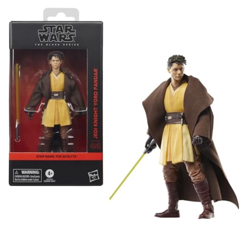 Star Wars The Black Series: The Acolyte HSG0010 – Figur mit Gelenken, 15 cm, Jedi Knight Yord Fandar von Star Wars