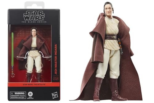 Star Wars The Black Series: The Acolyte HSG0010 – Figur mit Gelenken, 15 cm, Jedi Master Indara von Star Wars