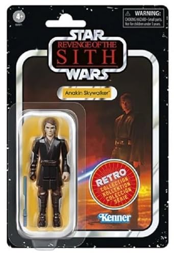 Star Wars The Retro Collection – Revenge of The Sith – Figur mit Gelenken, 10 cm – Anakin Skywalker von Star Wars