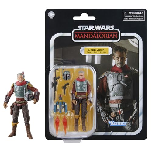 Star Wars The Vintage Collection Cobb Vanth (mandalorianische Rüstung), Deluxe Action-Figur zu The Mandalorian, Skala 9,5 cm von Star Wars