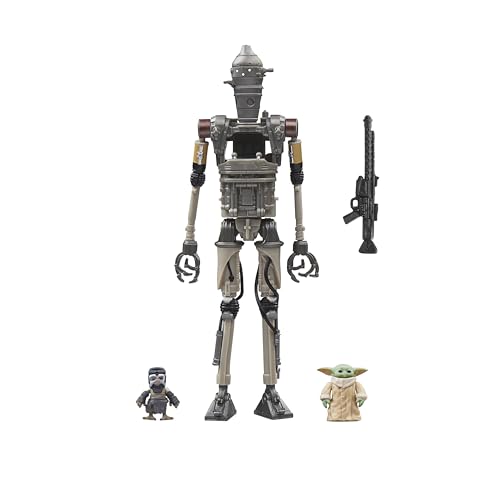 Star Wars The Vintage Collection IG-12, Grogu & Anzellan, Deluxe The Mandalorian Action-Figurenset (Skala 9,5 cm) von Star Wars