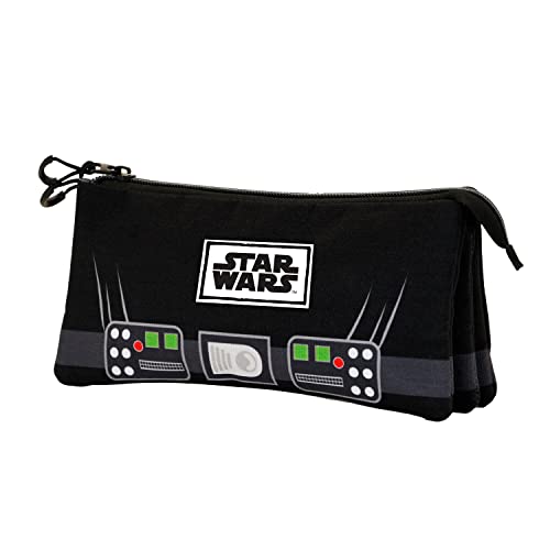 Star Wars Vader-ECO Dreifach Federmäppchen, Schwarz von Star Wars