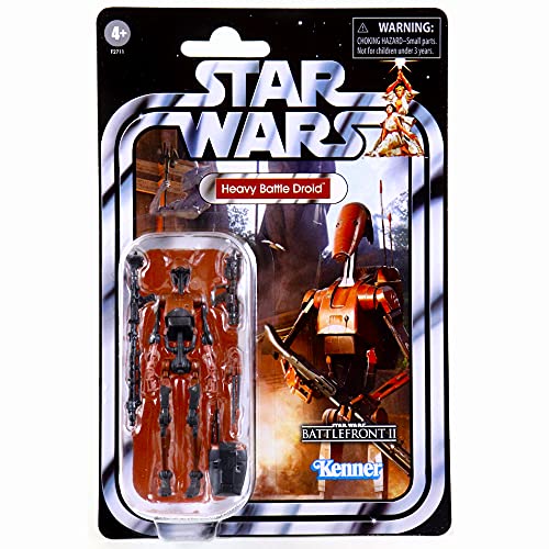 Star Wars Vintage Collection 9,5cm Basic Figur VC193 Battle Front II Heavy Battle Droid/Star Wars 2021 The Vintage Collection Gaming Greats von Hasbro