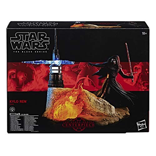 Star Wars The Black Series - Episode 8 Kylo-Ren Diorama Set, 6 Zoll Spielfigur mit Deko-Szene von Star Wars