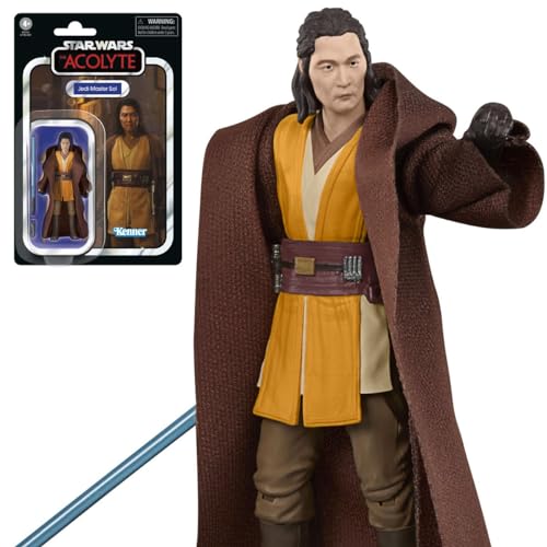 Star Wars: The Acolyte The Vintage Collection – HSF9791 – Figur mit Gelenken, 10 cm – Figuren Jedi Master Sol von Star Wars