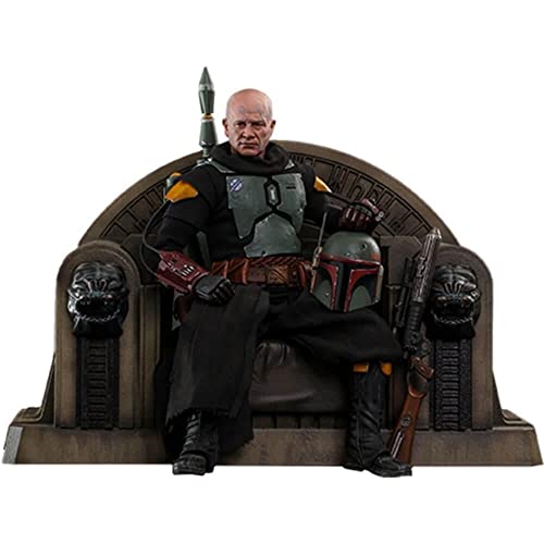 The Mandalorian 12 Inch Action Figure 1/6 Scale - Boba Fett (Repaint Armor) and Throne Hot Toys 90885 von Star Wars