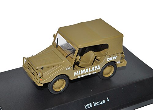 Starline DKW Munga 4 Himalaya Expedition 1958 Cabrio Braun 1/43 Ist Ixo Modell Auto von Starline