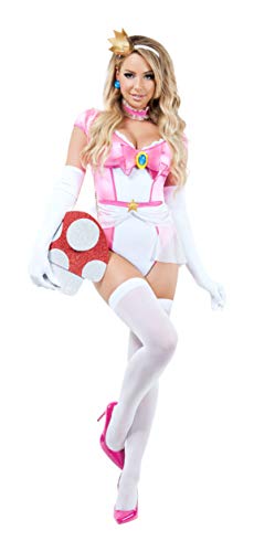 Starline S9008-L Mushroom Damsel Princess Adult Sized Costumes, White/Pink, Small von Starline