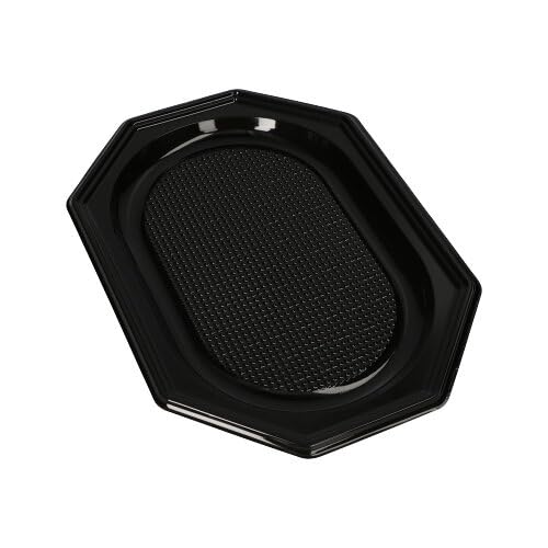 Starpak 100 Servierplatten, PET 34 cm x 25 cm schwarz von Starpak