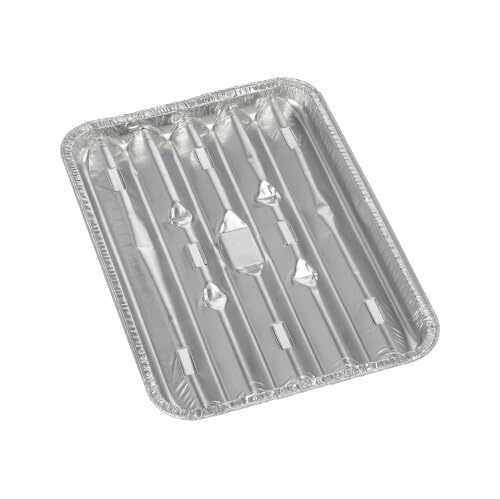 Starpak 120 Grillschalen, Alu eckig 1,4 cm x 16,3 cm x 22,7 cm von Starpak