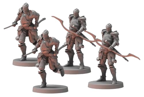 Dark Souls The Role Playing Game: Alonne Knights Miniatures & Stat Cards. DND, RPG, D&D, Dungeons & Dragons, kompatibel mit 5E von Steamforged Games