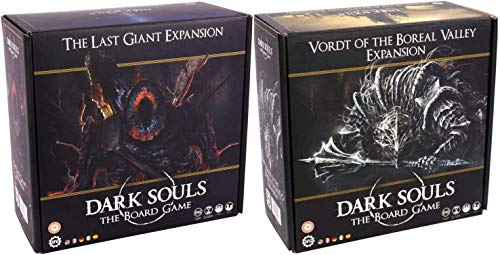 STEAMFORGED Dark Souls The Last Giant and Vordt of The Boreal Valley Erweiterungen Brettspiel Bundle (2 Stück) von Steamforged Games