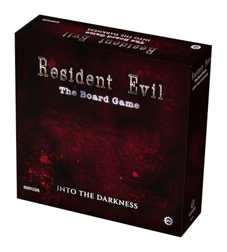 Steamforged Games Exklusives Resident Evil Into The Darkness Brettspiel mit Monster-Miniaturen auf 80 mm Sockel von Steamforged Games