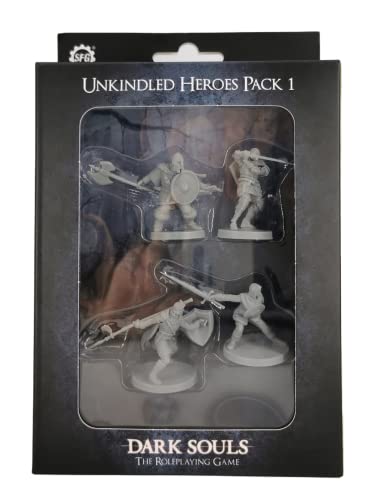 Steamforged Games SFDS-RPG005 Dark Souls Monster RPG Mini-Unkindled Heroes Pack 1, Sortiert, Einheitsgröße von Steamforged Games