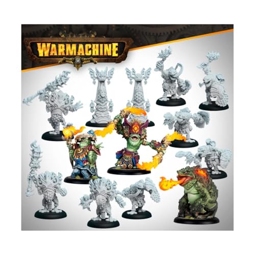 Steamforged Games Warmachine: Southern Kriels Fire Tongue Warriors Cadre von Steamforged Games