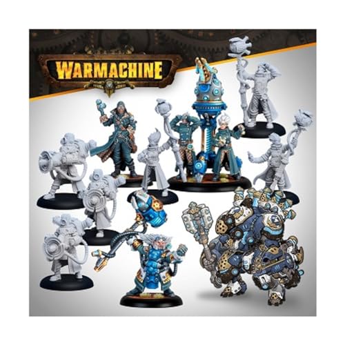 Warmachine: Cygnar Storm Forge Command Cadre (neu) von Steamforged Games